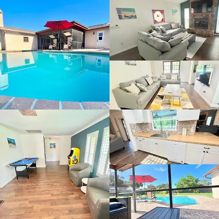 Dream Vacation Home W Heated Pool Close To Beaches Clearwater St Pete Quiet With Big Backyard